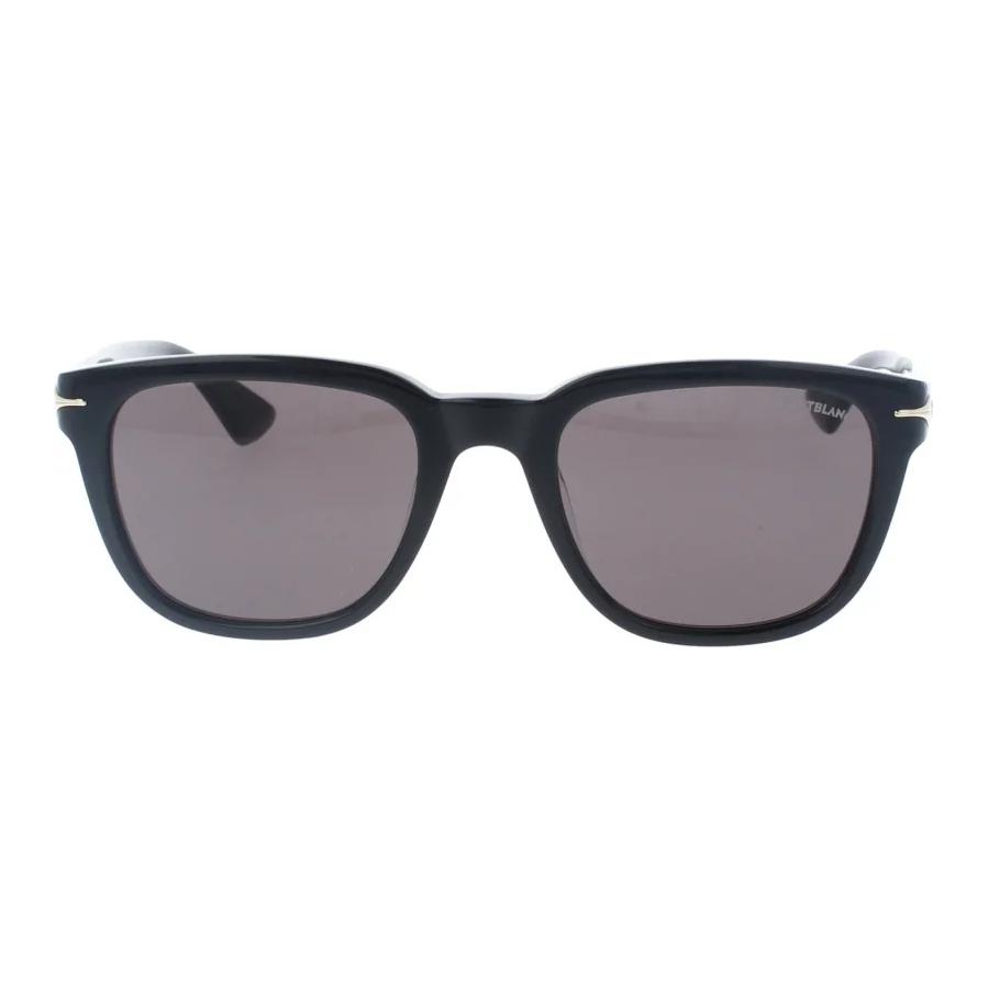 Montblanc Logo Square Acetate Black  Sunglasses. MB0302S00653 圖 3