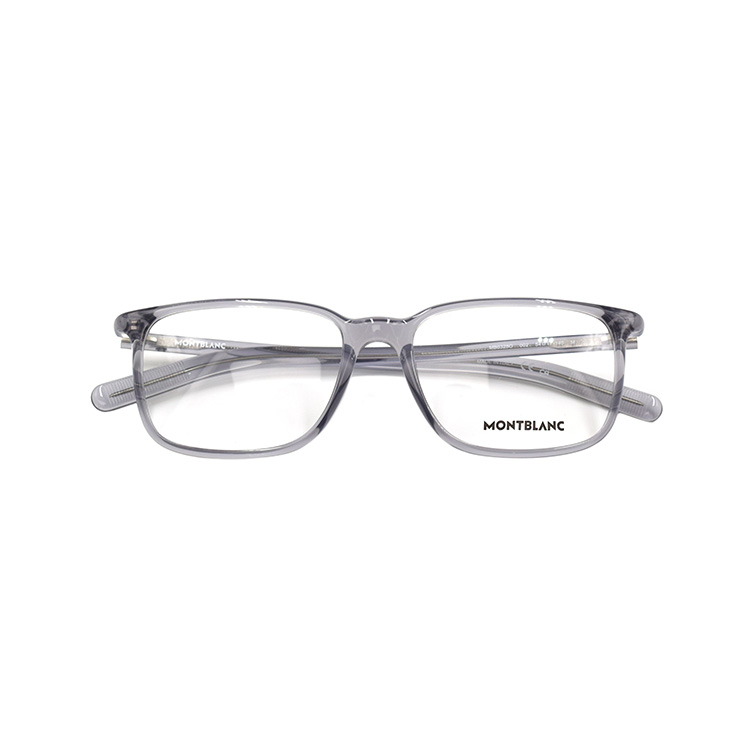 Shop Montblanc Bingkai Optik Persegi Mewah Pria - Stylish & Nyaman. MB0328O-002