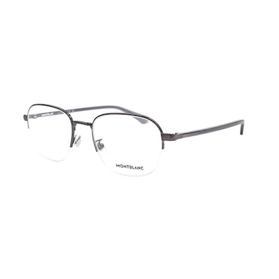 Montblanc Meisterstück Alloy Oval Semi-Frame Fountain Pen Nib Optical Glasses MB0341O-003