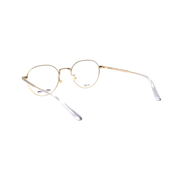 Shop 萬寶龍Meisterstück合金圓形光學框眼鏡男款 MB0310OA-001-52