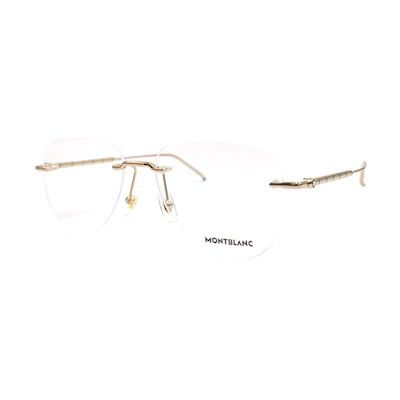 Montblanc Meisterstück Alloy Unframed Textured Fountain Pen Optical Frame for Men MB0312O-002