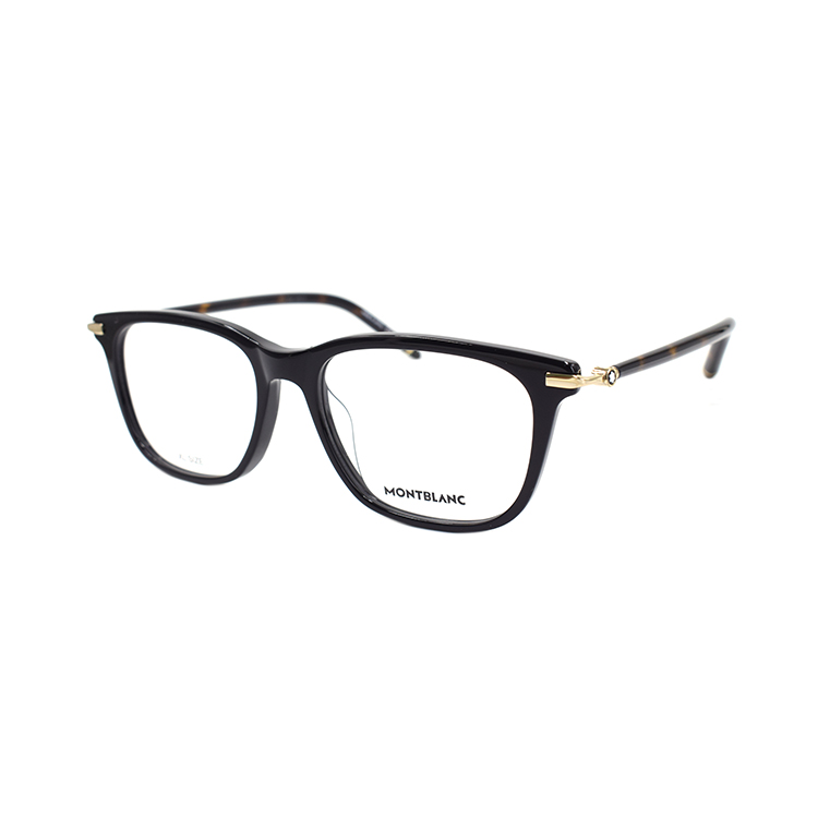 Montblanc Meisterstück Black Textured Optical Glasses for Men - Irregular Frame. MB0275O-008 圖 2