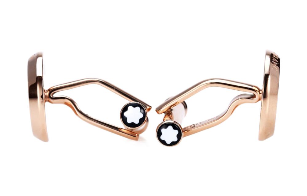 Montblanc Meisterstück Blue Star Clip Stainless Steel Cufflinks for Men. 112908 圖 3