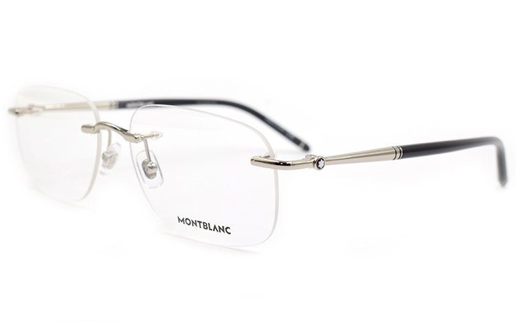 Montblanc Meisterstück Rectangle Rimless Alloy Optical Glasses for Men. MB0071O-004 圖 3