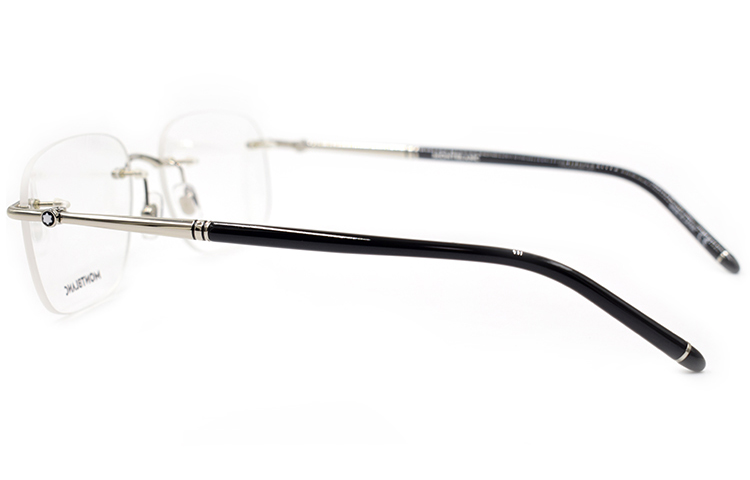 Montblanc Meisterstück Rectangle Rimless Alloy Optical Glasses for Men. MB0071O-004 圖 4