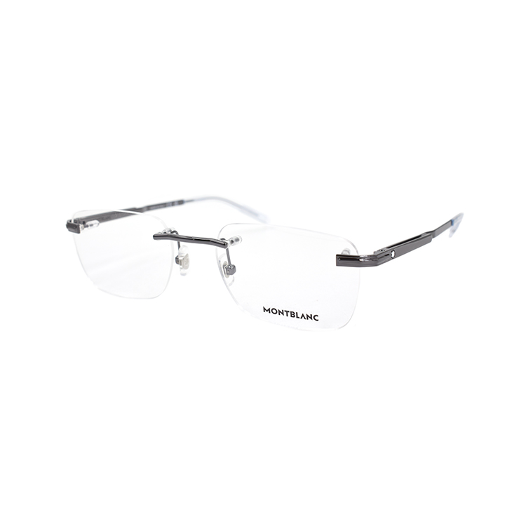 Montblanc Meisterstück Rimless Rectangular Gunmetal Alloy Optical Glasses for Men MB0279O-003 圖 2