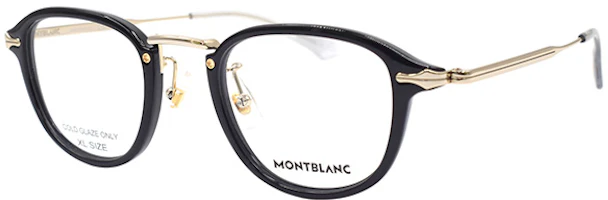 Montblanc Meisterstück Round Optical Frame Black Gold for Men. MB0336O-001 Montblanc Meisterstück Round Optical Frame Black Gold for Men. MB0336O-001