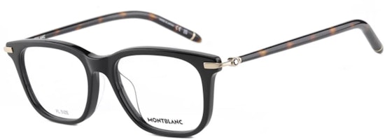 MONTBLANC Modern Alloy Irregular Optical Glasses Unisex Black Frame. MB0275OA-004 MONTBLANC Modern Alloy Irregular Optical Glasses Unisex Black Frame. MB0275OA-004