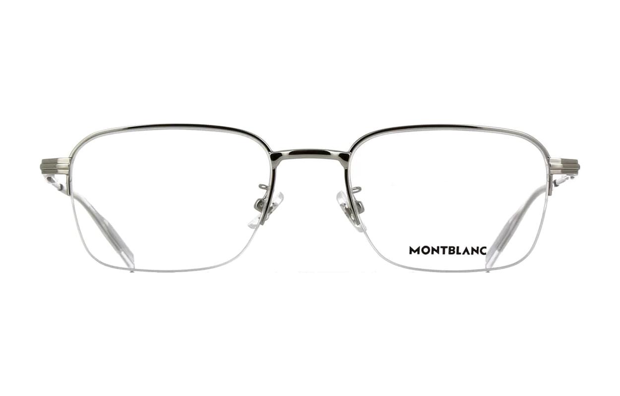 Lookbook Kacamata Montblanc Pria - Bingkai Browline, Lensa Dapat Disesuaikan. MB0220OA-001
