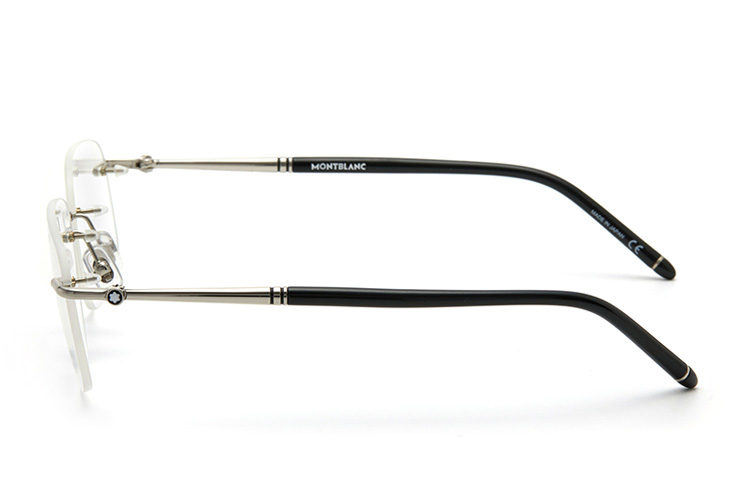 MONTBLANC Optical Glasses Rimless Oval Frames Business Style Men MB0071O-002 圖 3