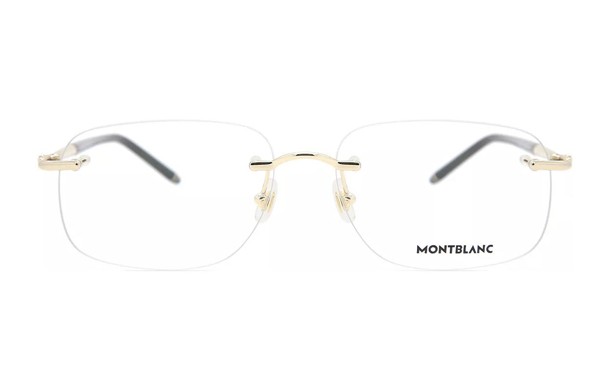 Montblanc Oval Alloy Optical Frame Glasses for Men (Transparent Lens). MB0071O-003 圖 3