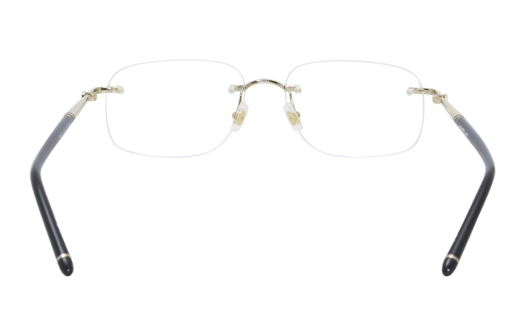 Montblanc Oval Alloy Optical Frame Glasses for Men (Transparent Lens). MB0071O-003 圖 4