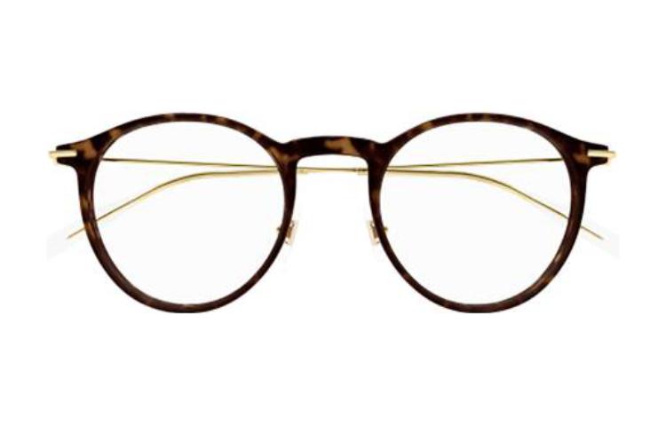 MONTBLANC Oval Optical Glasses Tortoiseshell Unisex Patterned Eyewear MB0099O007 圖 3