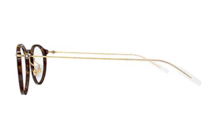 MONTBLANC Oval Optical Glasses Tortoiseshell Unisex Patterned Eyewear MB0099O007 圖 4