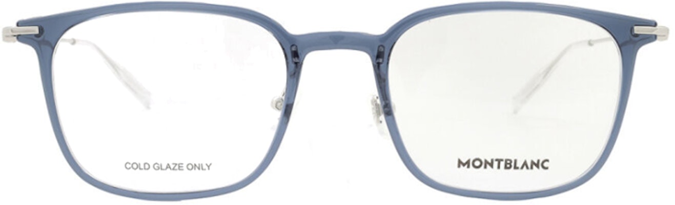 Kacamata Optik Pria Montblanc Rectangle Biru dengan Logo Cermin. MB0100O00452 Shop Kacamata Optik Pria Montblanc Rectangle Biru dengan Logo Cermin. MB0100O00452