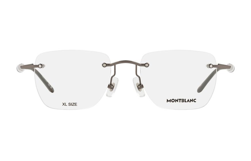 Montblanc Rectangular Optical Glasses Unisex Metal Frame with Iconic Logo. MB0346O003 圖 3