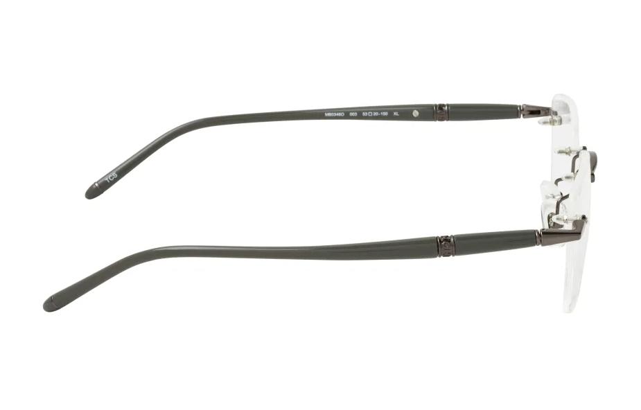 Montblanc Rectangular Optical Glasses Unisex Metal Frame with Iconic Logo. MB0346O003 圖 4