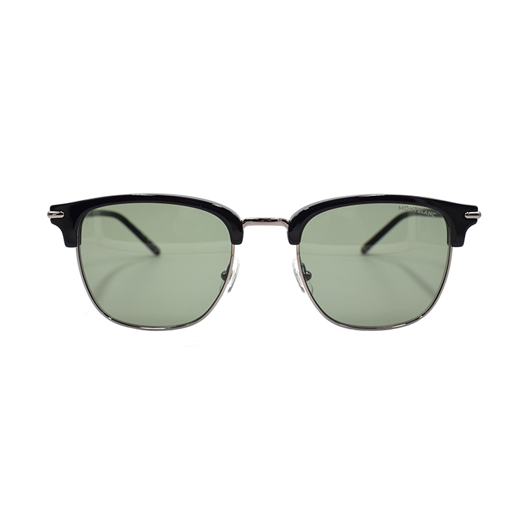 Montblanc Retro Browline  Sunglasses Black Silver Holiday Edition MB0242S-006 圖 3