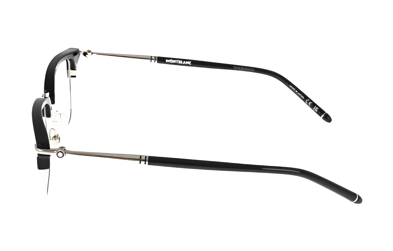 Shop 万宝龙方形光学眼镜 男女通用时尚眼镜 支持镜片矫正 MB0243O-001