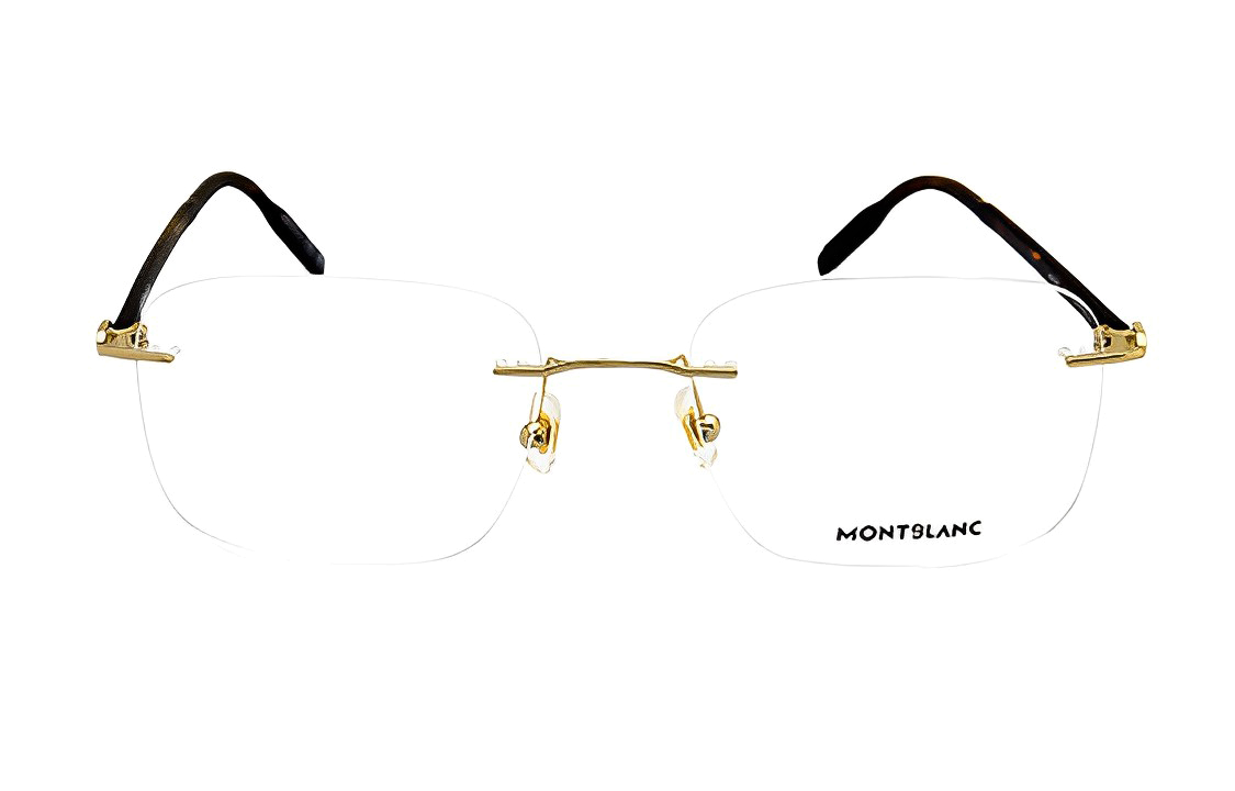 MONTBLANC Stylish Rectangular Optical Glasses Unisex Simple Casual Eyewear Frame. MB0222O-006 圖 4