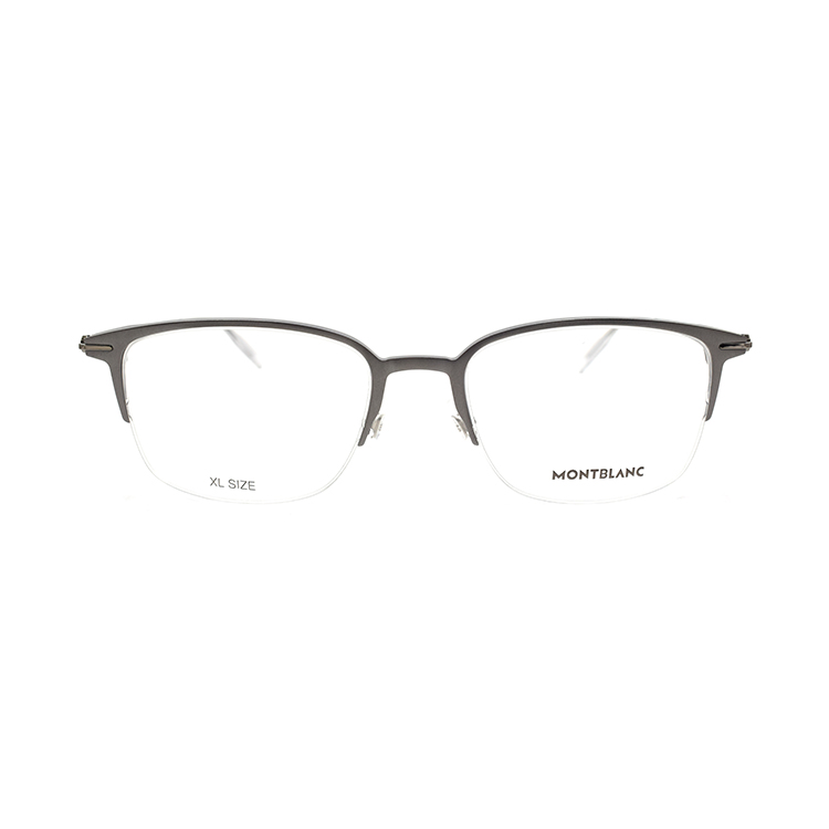 Montblanc Titanium Rectangle Gunmetal Business Optical Glasses for Men. MB0234OK-005 圖 3