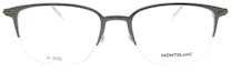 Lookbook Kacamata Bisnis Optical Pria Montblanc Titanium Rectangle Gunmetal. MB0234OK-005