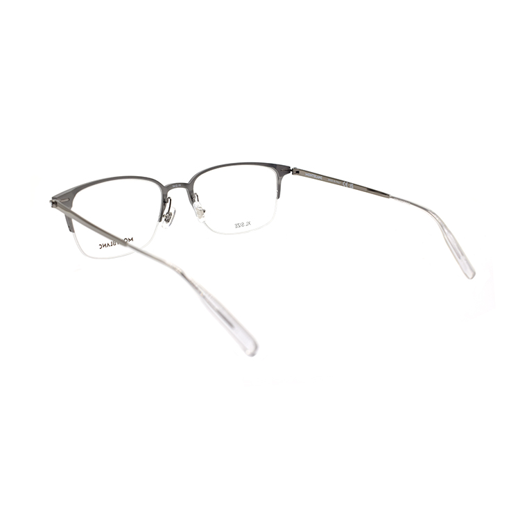 Montblanc Titanium Rectangle Gunmetal Business Optical Glasses for Men. MB0234OK-005 圖 4