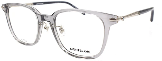 Montblanc Transparent Gray Square Optical Eyeglass Frame for Men. MB0247OK-002 Montblanc Transparent Gray Square Optical Eyeglass Frame for Men. MB0247OK-002