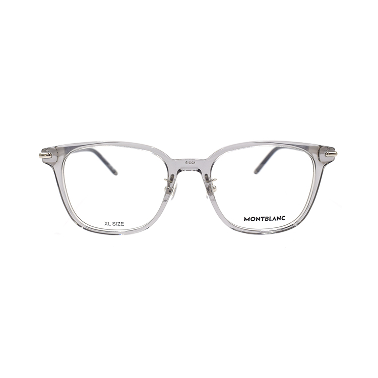 Montblanc Transparent Gray Square Optical Eyeglass Frame for Men. MB0247OK-002 圖 3