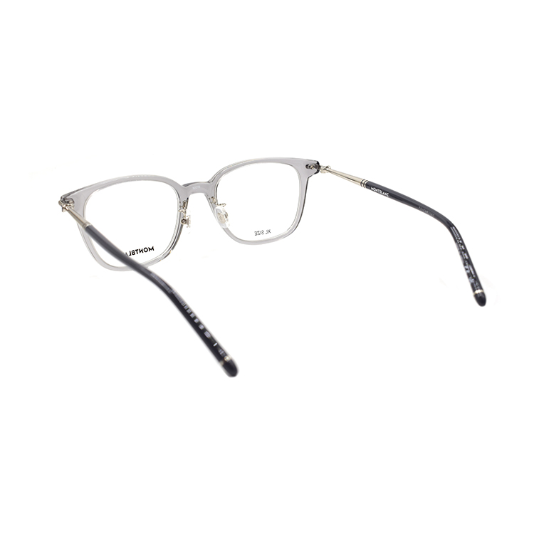 Montblanc Transparent Gray Square Optical Eyeglass Frame for Men. MB0247OK-002 圖 4