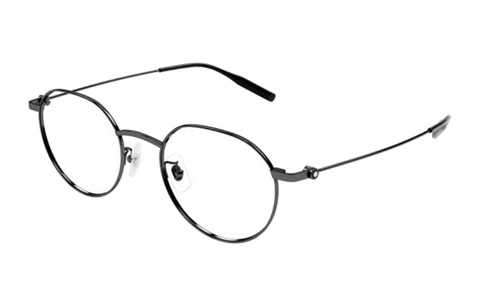 Order Montblanc Gafas Ópticas Unisex Negras con Logo Clásico y Montura Irregular. MB0317OA-003