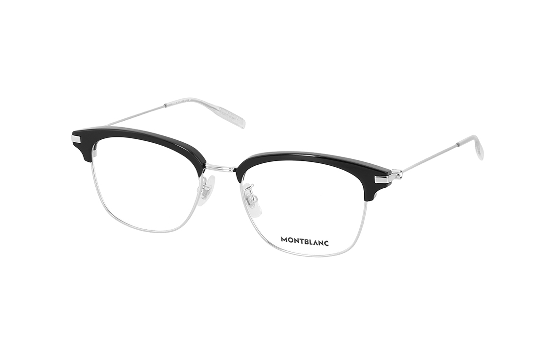 MONTBLANC Unisex Black Square Full-Frame Optical Glasses Stylish Couples Design MB0141OK-001 圖 2
