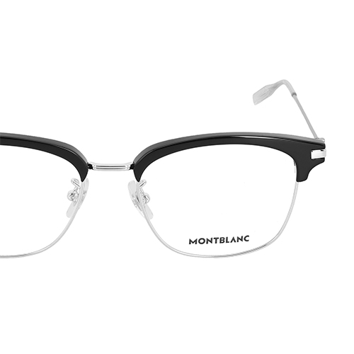 MONTBLANC Unisex Black Square Full-Frame Optical Glasses Stylish Couples Design MB0141OK-001 圖 5