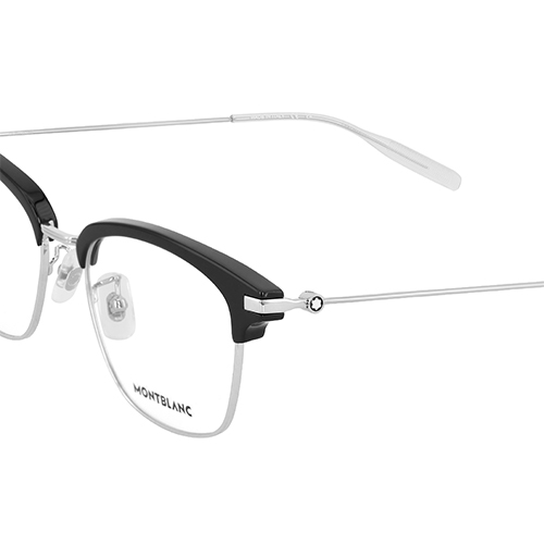 MONTBLANC Unisex Black Square Full-Frame Optical Glasses Stylish Couples Design MB0141OK-001 圖 6
