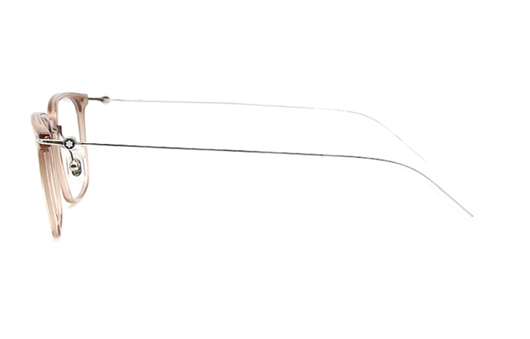 MONTBLANC Unisex Brown Square Full-Rim Optical Glasses Frame - Metal & Plastic. MB0100O-003 圖 5