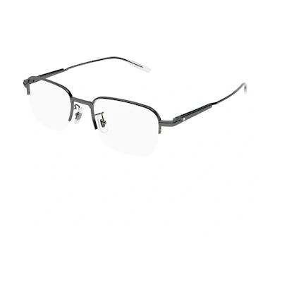 Montblanc Unisex Fashion Square Metal Optical Glasses. MB0220OA-003