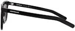 Shop Kacamata Hitam/Hijau Unisex Montblanc Kotak Acetate untuk Pasangan. MB0226S