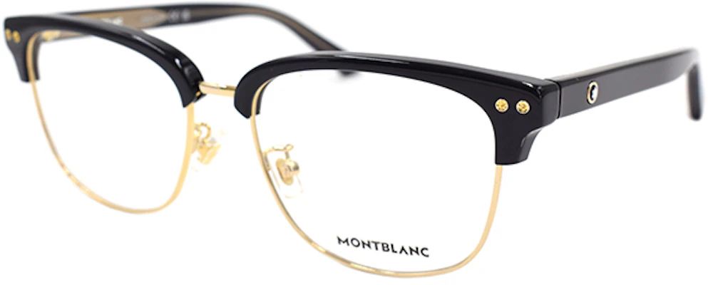 Cermin Mata Optikal Montblanc Urban Style Hitam Emas untuk Lelaki MB0259OK-005 Buy Cermin Mata Optikal Montblanc Urban Style Hitam Emas untuk Lelaki MB0259OK-005