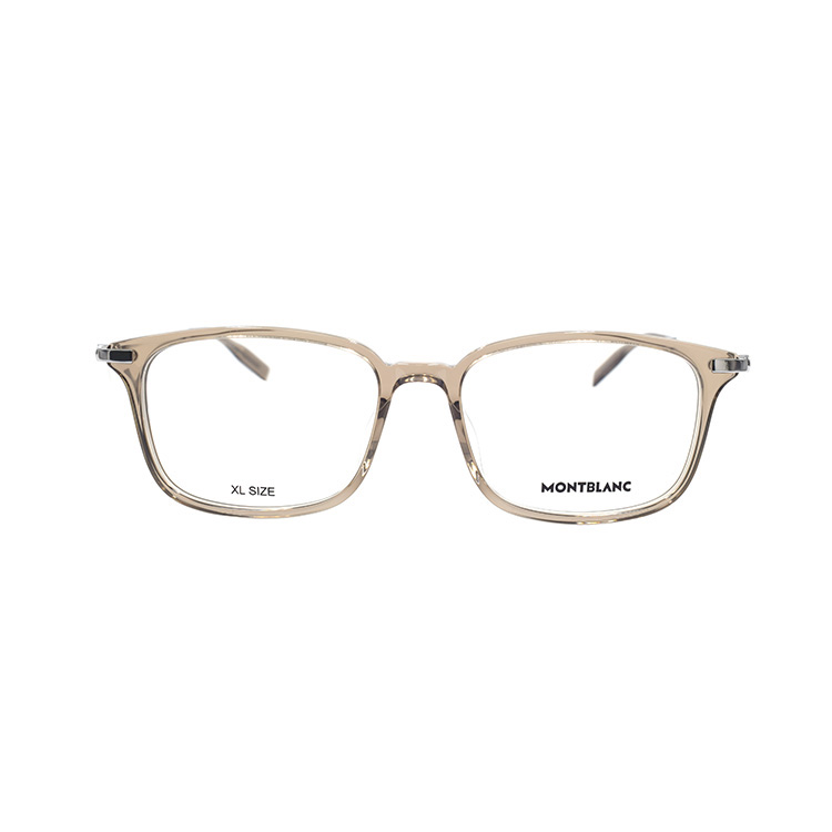 Lookbook Kacamata Optik Pria Montblanc Urban Titanium Ringan Model Persegi Panjang. MB0315OA-008-56