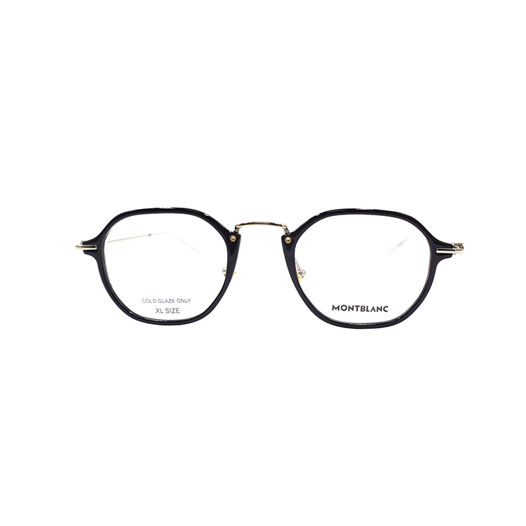 Montblanc Vintage Business Oval Optical Glasses for Men - Metal & Acetate Frames MB0296O-001 圖 3