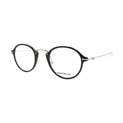 MONTBLANC White Star Vintage Round Optical Glasses for Men - Metal & Acetate. MB0297O-001