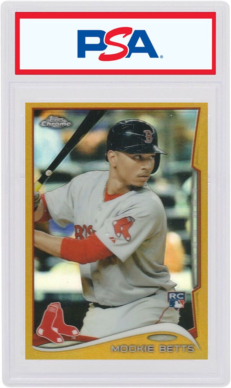 Mookie Betts 2014 Topps Chrome Update Rookie Gold /250 #US-20