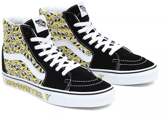 Mooneyes x Vans Sk8-Hi 'Black Yellow' VN0A5JMJY23 Lookbook Mooneyes x Vans Sk8-Hi 'Black Yellow' VN0A5JMJY23