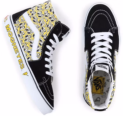Mooneyes x Vans Sk8-Hi 'Black Yellow' VN0A5JMJY23 Shop Mooneyes x Vans Sk8-Hi 'Black Yellow' VN0A5JMJY23