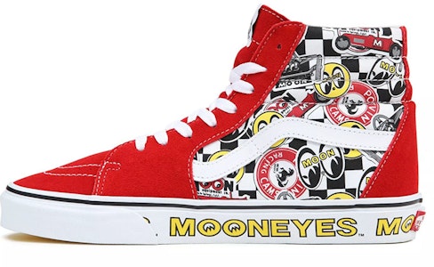 Mooneyes x Vans Sk8-Hi 'Fórmula Uno' VN0A5JMJFON Buy Mooneyes x Vans Sk8-Hi 'Fórmula Uno' VN0A5JMJFON