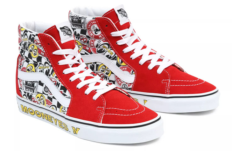 Lookbook Mooneyes x Vans Sk8-Hi 'Fórmula Uno' VN0A5JMJFON