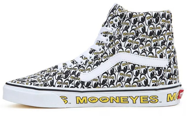 Mooneyes x Vans Sk8-Hi 'True White Yellow' VN0A7Q5N6M5 Buy Mooneyes x Vans Sk8-Hi 'True White Yellow' VN0A7Q5N6M5