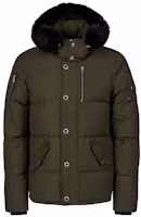 Moose Knuckles 3Q Down Jacket Unisex Army Green. MK2228M3Q-775 Moose Knuckles 3Q Down Jacket Unisex Army Green. MK2228M3Q-775
