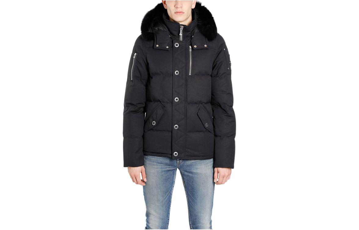 Buy Moose Knuckles 3Q男女款连帽短款羽绒服纯色外套. MK2228M3Q-291