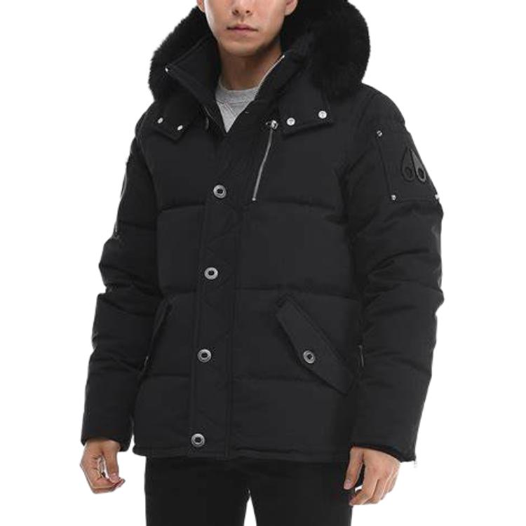 Details for Moose Knuckles 3Q男女款连帽短款羽绒服纯色外套. MK2228M3Q-291